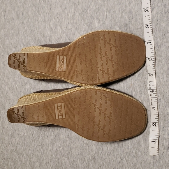 TOMS ESPADRILLES 9W brown - Picture 8 of 8